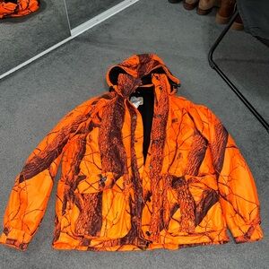 Orange Camo Hunting Jacket